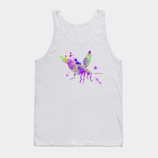 Firefly Watercolor Painting Tank Top